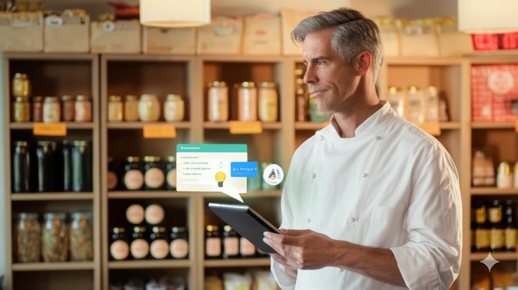 AI assisting restaurant inventory management